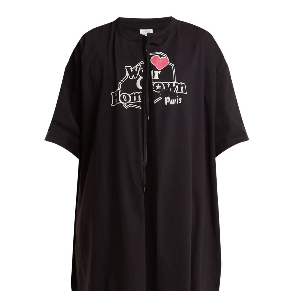 Vetements Printed T-shirt coat
